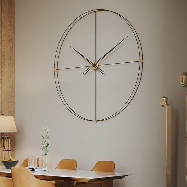 Timelesslarge200 Gold Siyah Duvar Saati 2