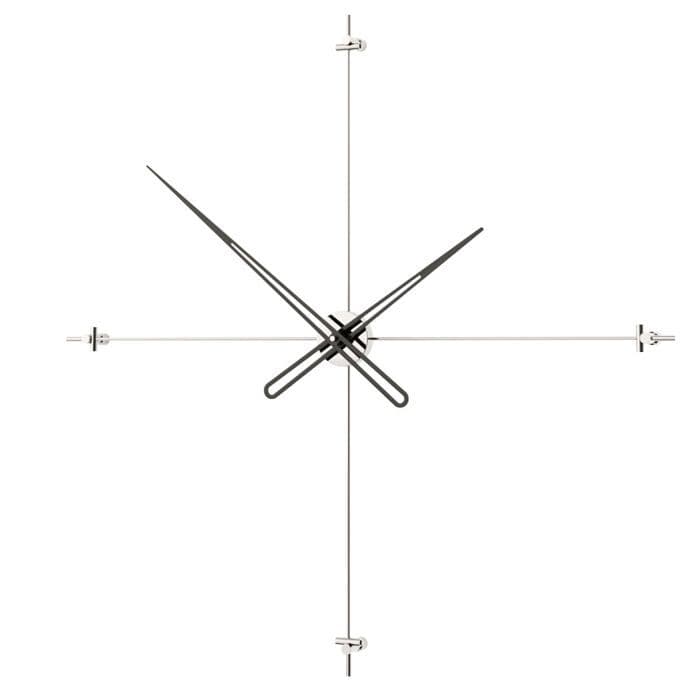 Compass90Silver Dekoratif Duvar Saati 2
