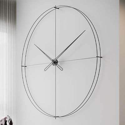 Timelesslarge200 Siyah Duvar Saati 2