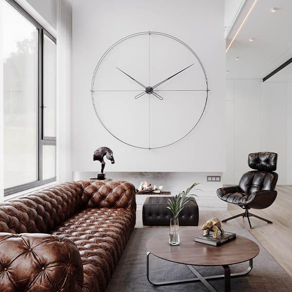 Timelesslarge200 Siyah Duvar Saati 3