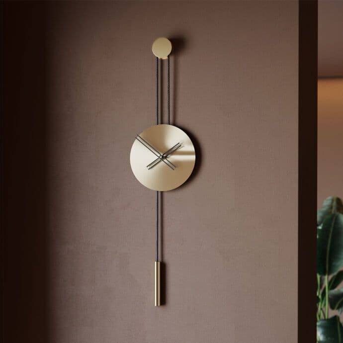 Serenity30Matgold Dekoratif Duvar Saati 2