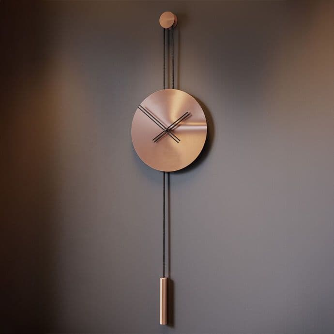 Serenity45Rosegold Duvar Saati 2