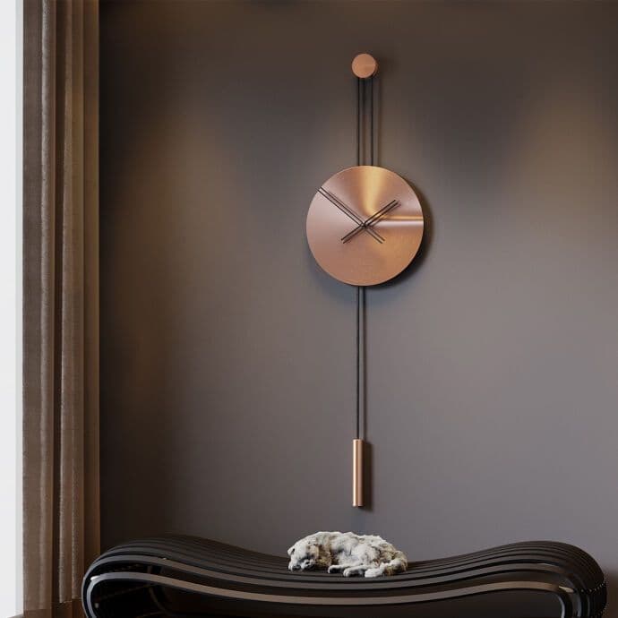 Serenity45Rosegold Duvar Saati 3