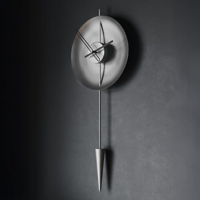 Orbiteskitmesilver Duvar Saati 2
