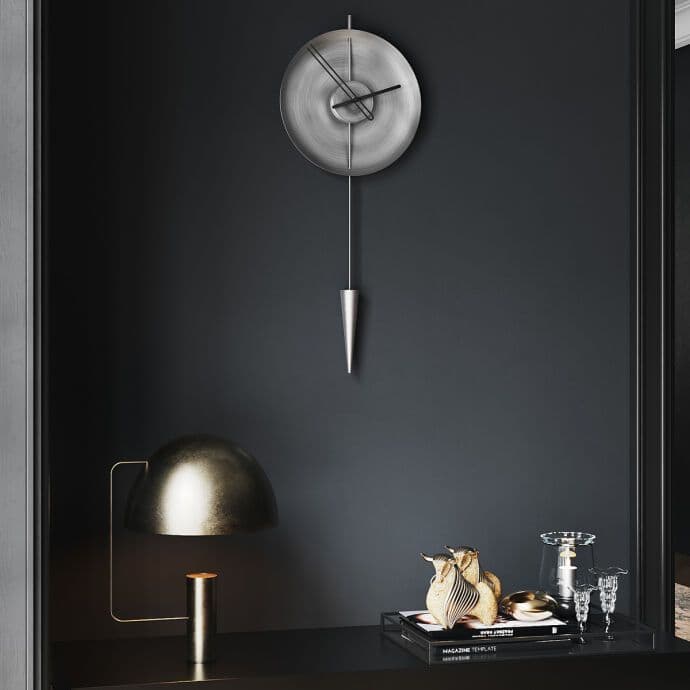 Orbiteskitmesilver Duvar Saati 3