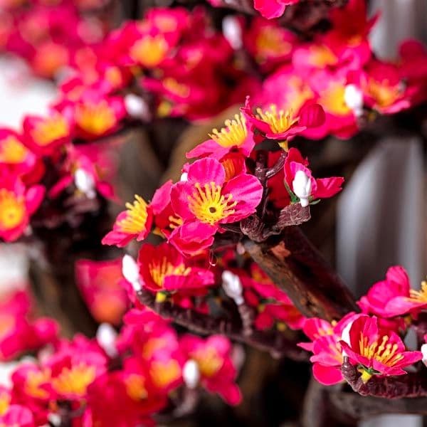 Üçlü Sakura Tablo - Kırmızı 3