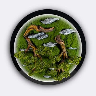 Led Işıklı Yuvarlak Bonsai Tablo-1 2