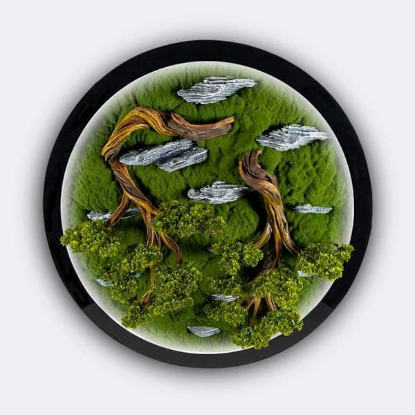 Led Işıklı Yuvarlak Bonsai Tablo-1 2