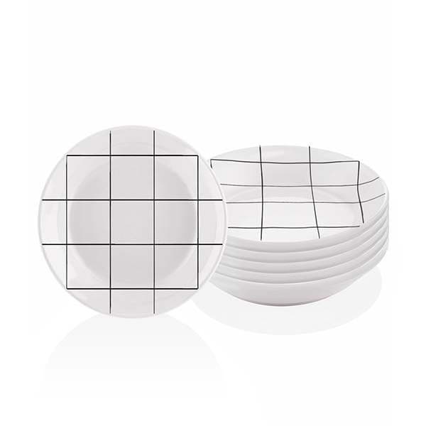 Daily Tunes Yemek Tabağı 6lı Set 20 cm 2