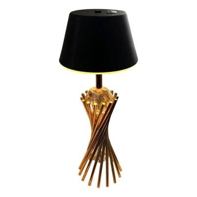 Modern Siyah Gold Abajur 2