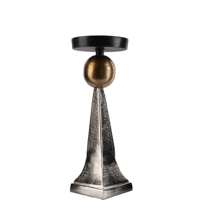 TH Kare Taban Mumluk Antik Silver Gold S 2