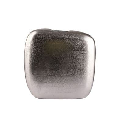 TH Vazo Alu Kare Disk Antik Silver 25x7x23 2