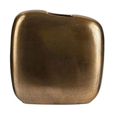 TH Vazo Alu Kare Disk Antik Gold 27x8x29 2