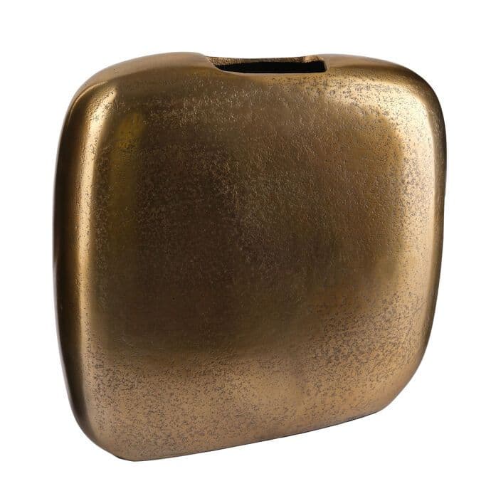 TH Vazo Alu Kare Disk Antik Gold 27x8x29 3