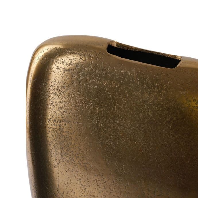TH Vazo Alu Kare Disk Antik Gold 27x8x29 4