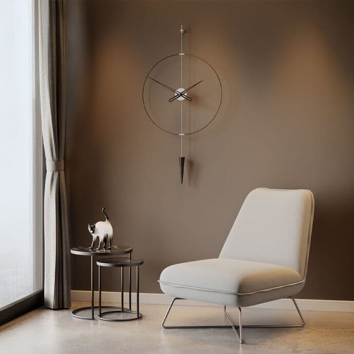 Pendulumplus60Silver Duvar Saati 3