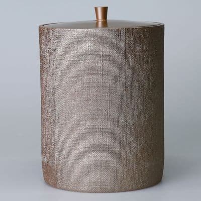 Linen Çöp Kovası Vizon 2