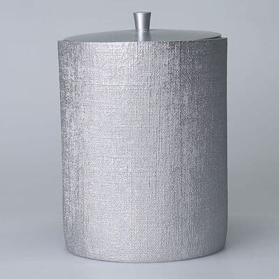 Linen Çöp Kovası Gümüş 2