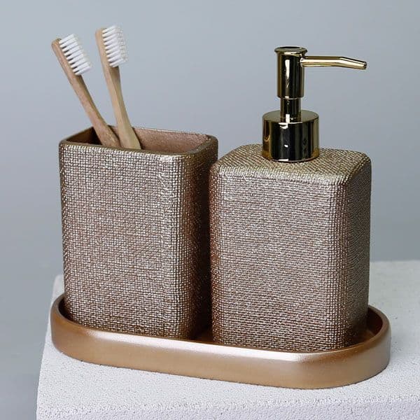 Linen Banyo Seti Vizon 3