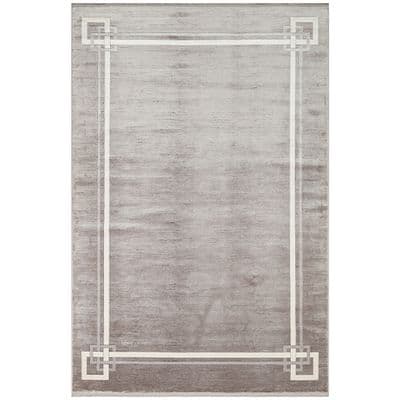 Luganolug07Grey Cream Dokuma Halı160*230 2