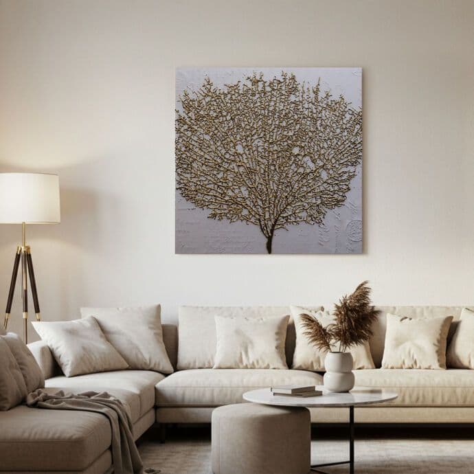 Kabartmalı Tablo Ge-1718 80X80 Cm 3