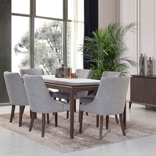 TH Elegant Sabit Yemek Masası - 204 cm 3