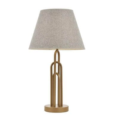 Geometrik Metal Ayaklı Abajur 2