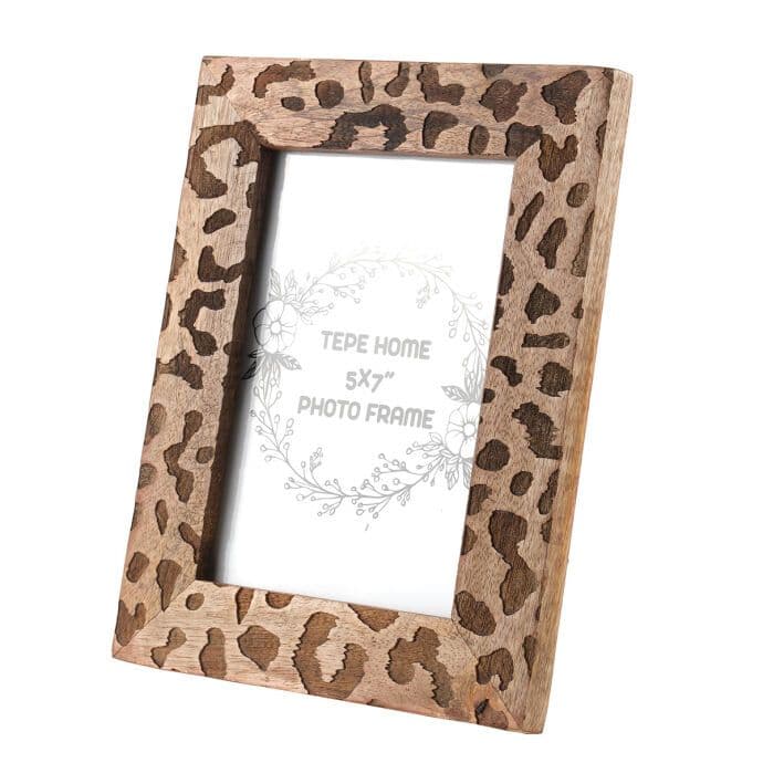 TH Natural Leopar Fotoğraf Çerçevesi 5X7 2