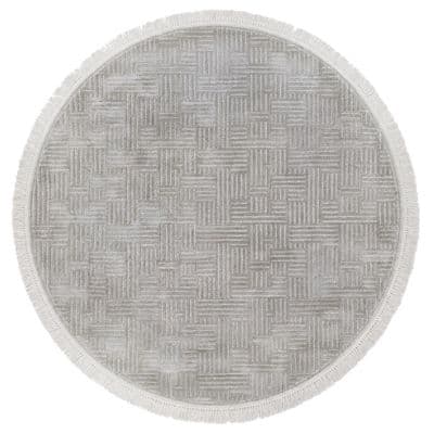 Şönil Dokuma Halı Taş 140x140 cm 2