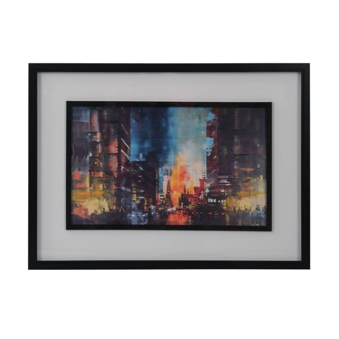 TH Çerçeveli Cam Tablo 54X74 Cm 2