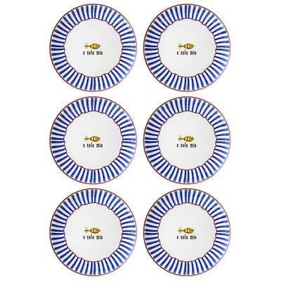 Fish Servis Tabağı 6lı Set 26 cm 2