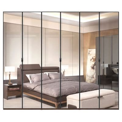 TH Loft 6 Cam Kapaklı Gardırop 2