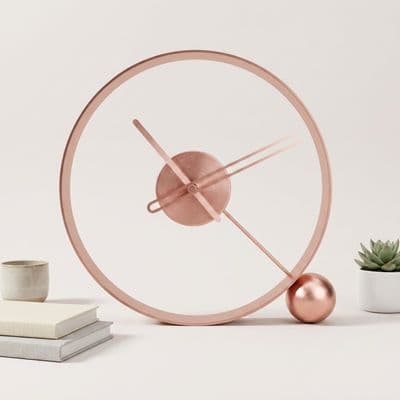 Endless Rose Gold Dekoratif Masa Saati