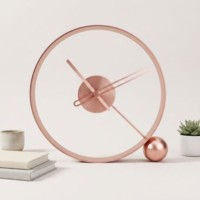 Endless Rose Gold Dekoratif Masa Saati 1
