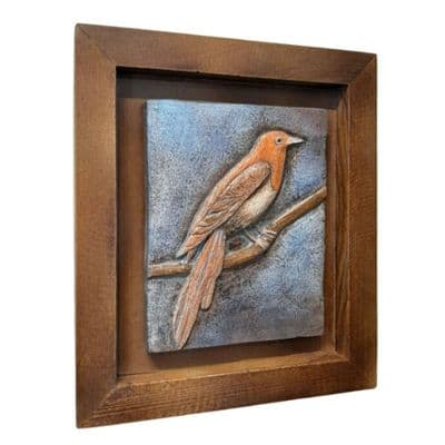 TH Kuş Figürü Dekoratif Pano 4 30X26 Cm 2