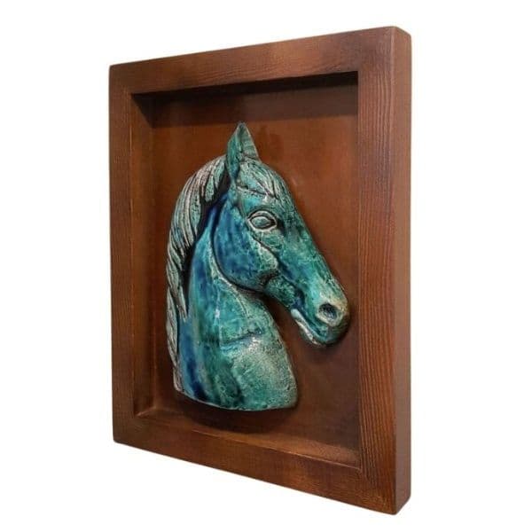 TH At Başı Figürü Dekoratif Pano 30X36 Cm 2