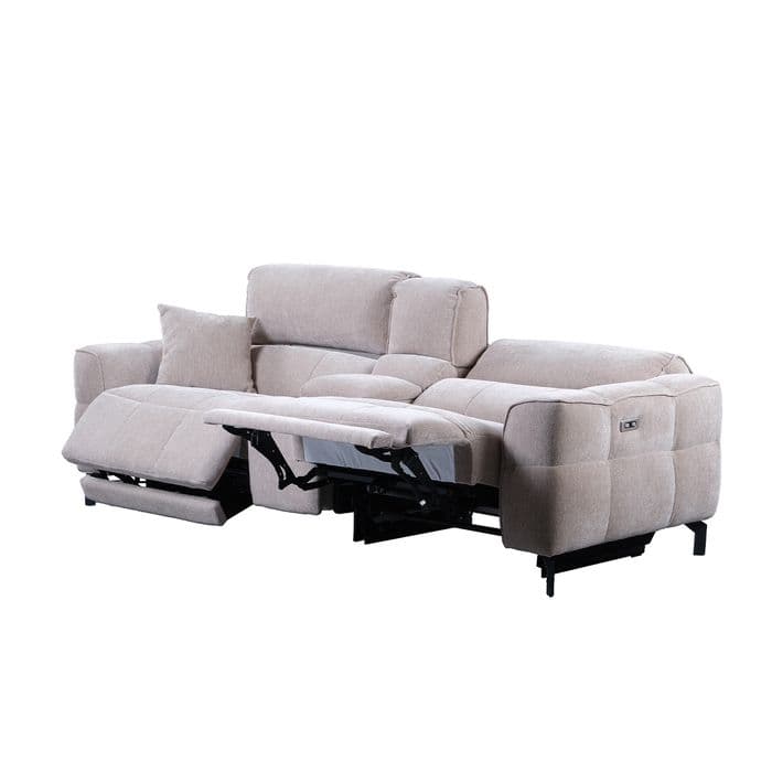 TH Tiffany Ara Modüllü İki Taraflı Recliner İkili Koltuk 5