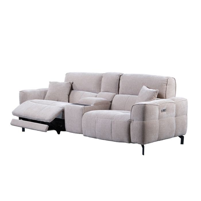 TH Tiffany Ara Modüllü İki Taraflı Recliner İkili Koltuk 8