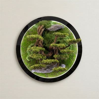 Led Işıklı Yuvarlak Bonsai Tablo-3