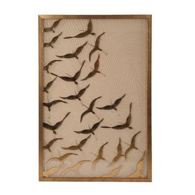 TH Altın Varaklı Tablo77X117 Cm 2