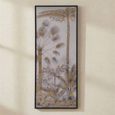 TH Altın Varaklı Tablo 42X102Cm