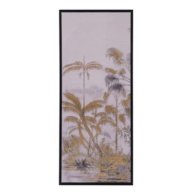 TH Altın Varaklı Tablo 42X102Cm 2