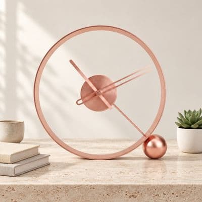 Endless Rose Gold Dekoratif Masa Saati