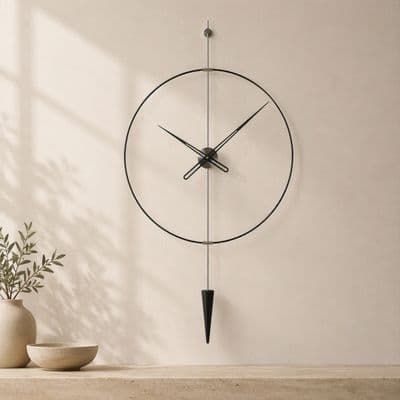 Pendulumplus90Silver Duvar Saati