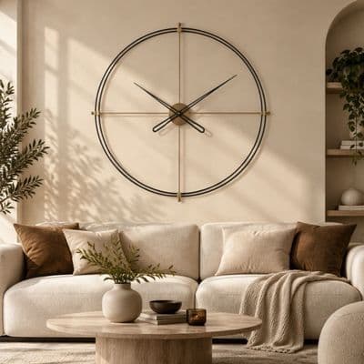 Timelesslarge200 Gold Duvar Saati