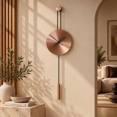 Serenity45Rosegold Duvar Saati