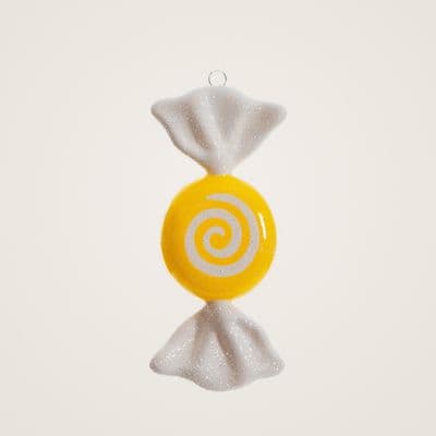 Sarı Şeker Figürü Premium Süs 20 Cm 2