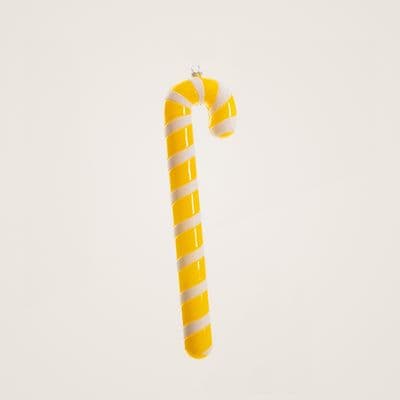 Sarı Şeker Kamış Figürü Prmium Süs 30 Cm 2