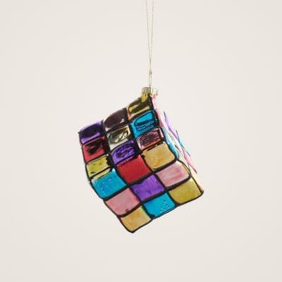 TH Rubik Renkli Figürü Ağaç Süsü 2