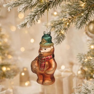 TH Teddy Atkılı Figürü Ağaç Süsü